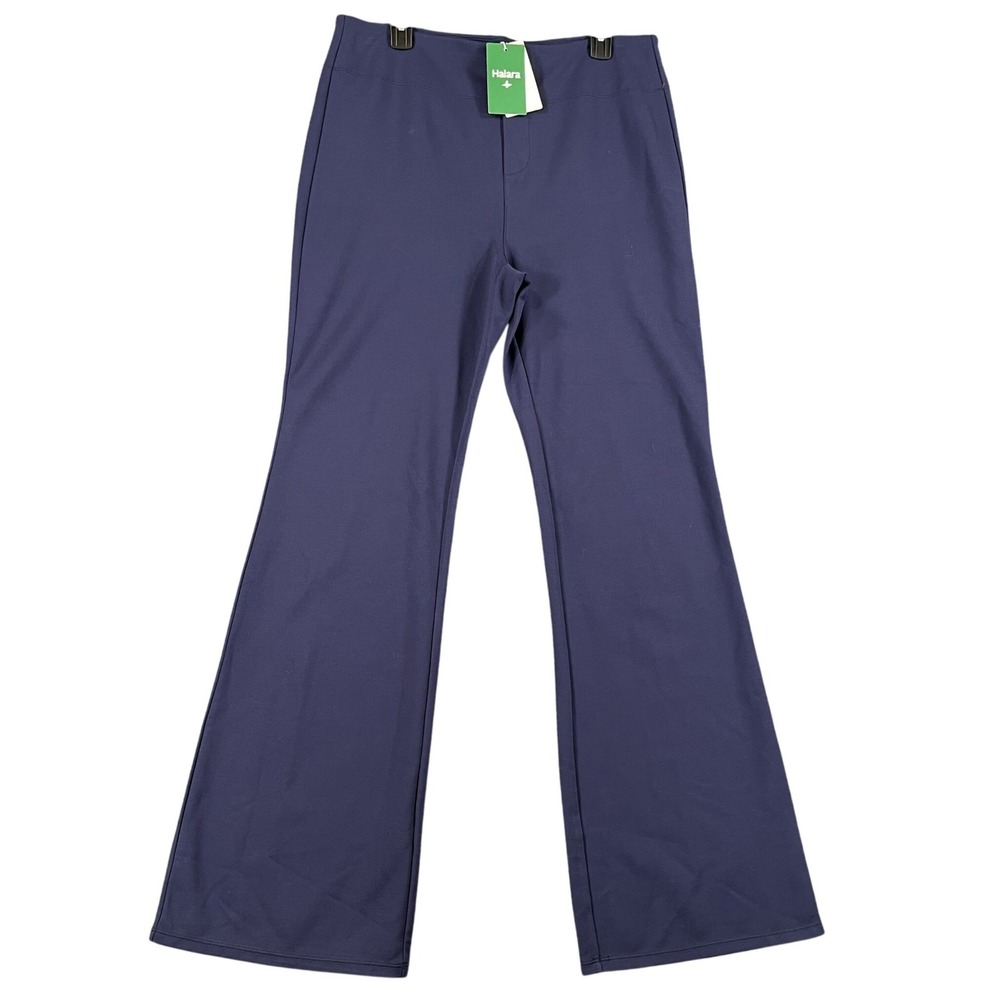 Halara Flare Pants Womens XL Tall Navy High Rise Stretch Pull On Pockets NWT